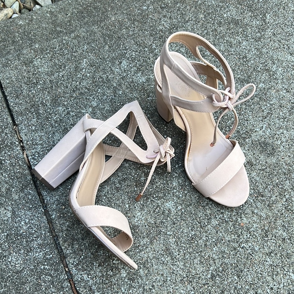 Women’s Blush Pink Block Heels